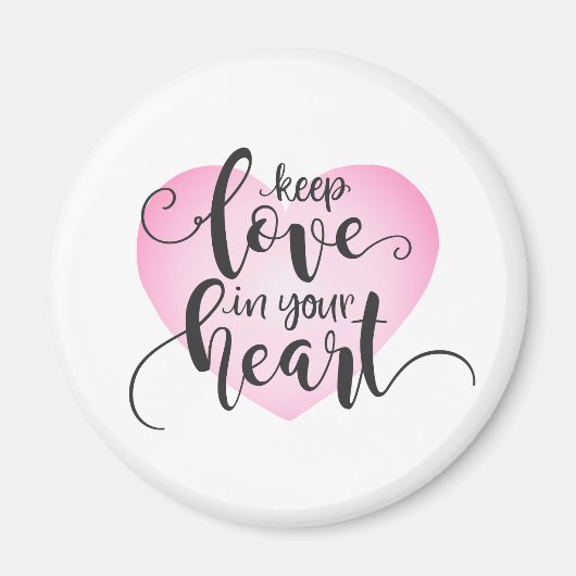Liebe im Herzen behalten Valentine | Magnet (Vorne)