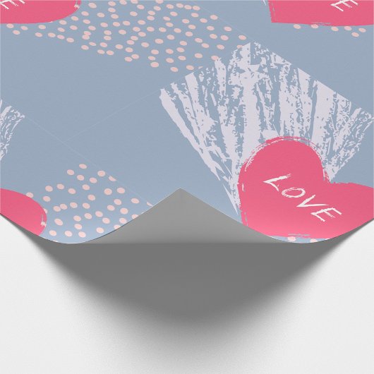 Liebe im Herzen Geschenkpapier