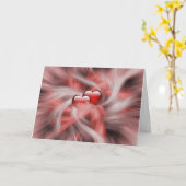 Liebe im Herzen Karte (Gelbe Blume)