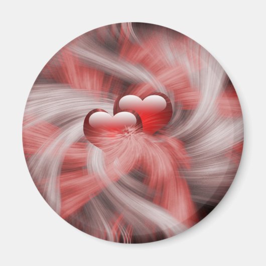 Liebe im Herzen Magnet (Vorne)