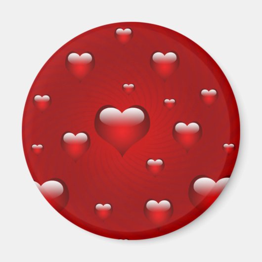 Liebe im Herzen Magnet (Vorne)