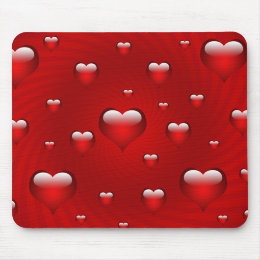 Liebe im Herzen Mousepad (Vorne)