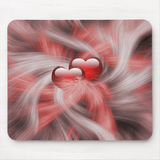 Liebe im Herzen Mousepad (Vorne)