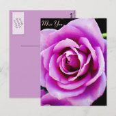 Liebe im Herzen Postkarte (Vorne/Hinten)