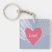 Liebe im Herzen Schlüsselanhänger (Vorderseite)