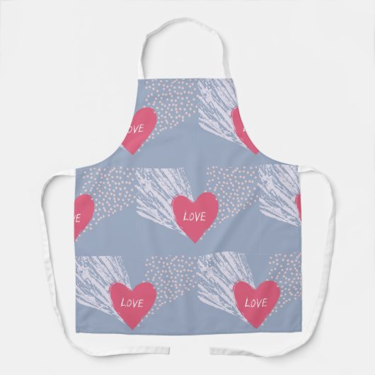 Liebe im Herzen Schürze (Vorderseite)