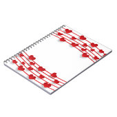 Liebe im Hintergrund Notizblock (Linke Seite)