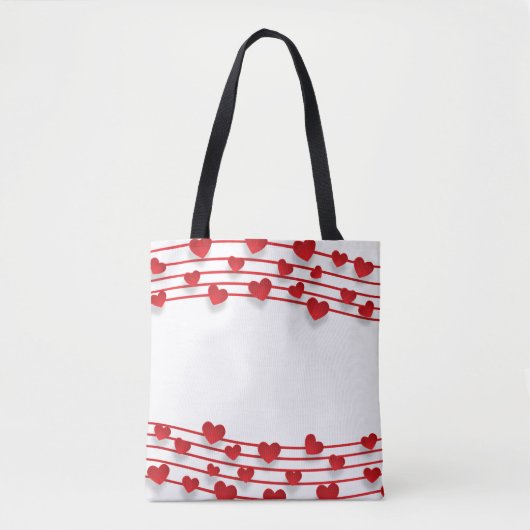 Liebe im Hintergrund Tasche (Vorderseite)