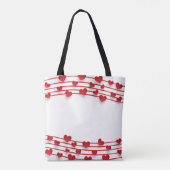 Liebe im Hintergrund Tasche (Rückseite)