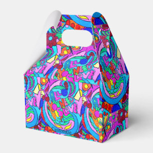 Liebe im Hippie-Stil Geschenkschachtel