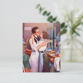 Liebe im Labor Postkarte (Stehend Vorderseite)