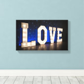 Liebe im Licht Leinwanddruck (Insitu (Holzboden))