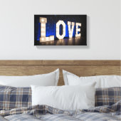 Liebe im Licht Leinwanddruck (Insitu (Schlafzimmer))