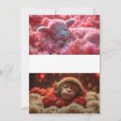 Liebe im Licht und im Schatten: Dreamy Beach Weddi Einladung (Rückseite)