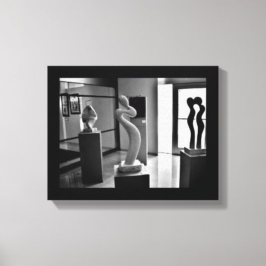 Liebe im Museum Leinwanddruck (Vorderseite)