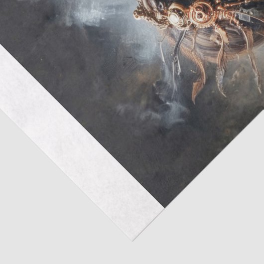 Liebe im Nebel der Zeitentkundung Seidenpapier (Detail)