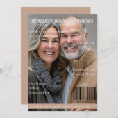 Liebe im Rente Magazin Cover Romance Einladung (Vorne/Hinten)