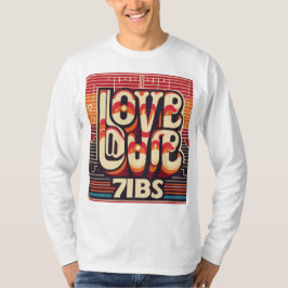 🎤 🌸 Liebe im Retro-✌️ 💝 T-Shirt