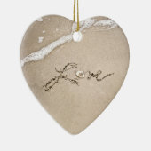 Liebe im Sand Beach Weihnachtsschmuck (Rechts)