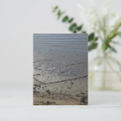 Liebe im Sand Postkarte (Stehend Vorderseite)