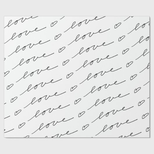 LIEBE… im Schreiben Geschenkpapier (Flach)