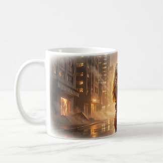 Liebe im Stadtregen-Pärchen-Umarmen-Tasse Kaffeetasse
