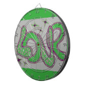 Liebe im Stil der 60er Jahre Dartscheibe (Vorderseite rechts)