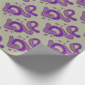 Liebe im Stil der 60er Jahre Geschenkpapier (Ecke)