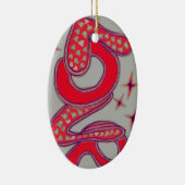 Liebe im Stil der 60er Jahre Keramikornament (Rechts)