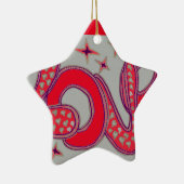 Liebe im Stil der 60er Jahre Keramikornament (Rechts)