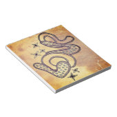 Liebe im Stil der 60er Jahre Notizblock (angewinkelt)