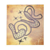 Liebe im Stil der 60er Jahre Notizblock (Vorderseite)