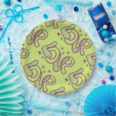 Liebe im Stil der 60er Jahre Pappteller (Party)