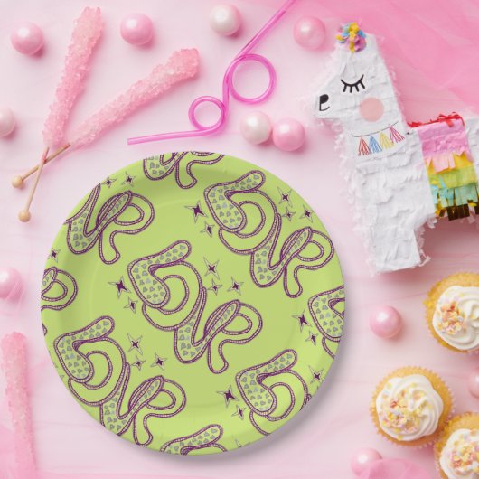 Liebe im Stil der 60er Jahre Pappteller (Party)