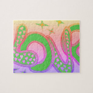 Liebe im Stil der 60er Jahre Puzzle