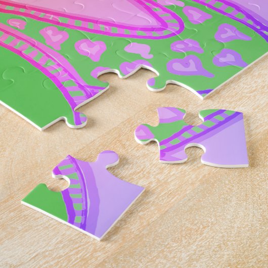 Liebe im Stil der 60er Jahre Puzzle (Seite)