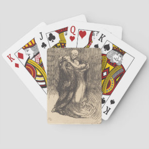 Liebe im Tode (von Paul-Albert Besnard) Spielkarten