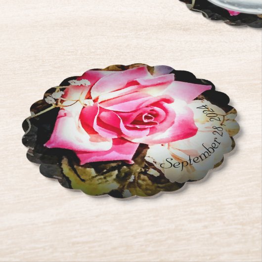 Liebe im Untersetzer Bloom Paper (angewinkelt)