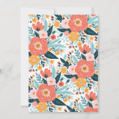 Liebe im Vollblut-Kinderdusche Einladung (Rückseite)