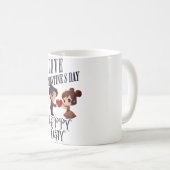 "Liebe im Vollblut - Valentinstag Blumendesign Kaffeetasse (VorderseiteRechts)