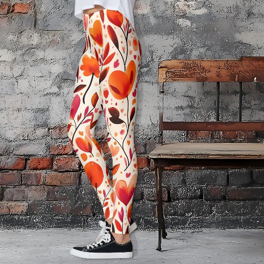 Liebe im Vollblut: Valentinstag Leggings