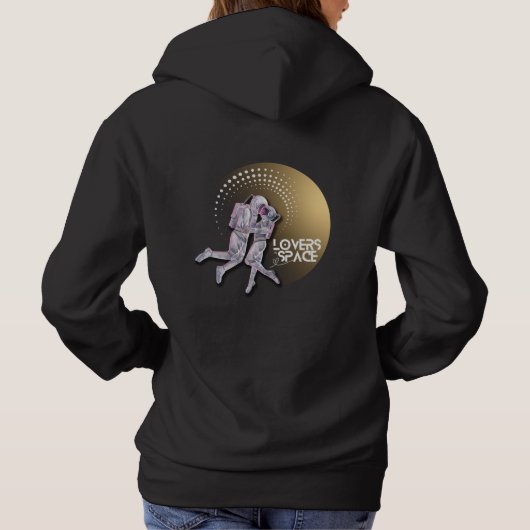 Liebe im Weltraum Hoodie (Rückseite)