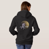 Liebe im Weltraum Hoodie (Schwarz voll)
