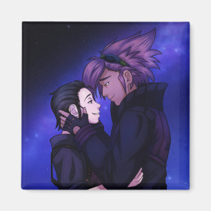 Liebe im Weltraum Magnet