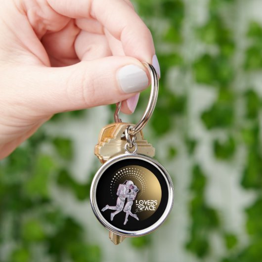 Liebe im Weltraum Schlüsselanhänger (Hand)