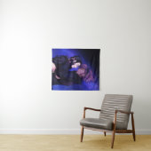 Liebe im Weltraum Wandteppich (Beispiel (Horizontal))