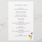 Liebe im Wildblume-Papier-Programm Flyer (Hinten)