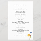 Liebe im Wildblume-Papier-Programm Flyer (Hinten)