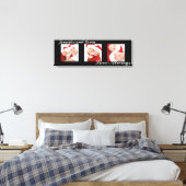 Liebe Immer benutzerdefiniertes Triptychon Foto Ku Leinwanddruck (Insitu (Schlafzimmer))