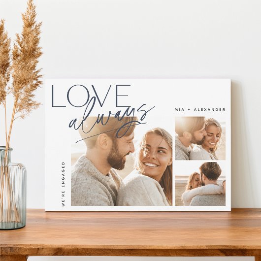 Liebe immer drei Verlobung für Fotosammlungen Ankündigung